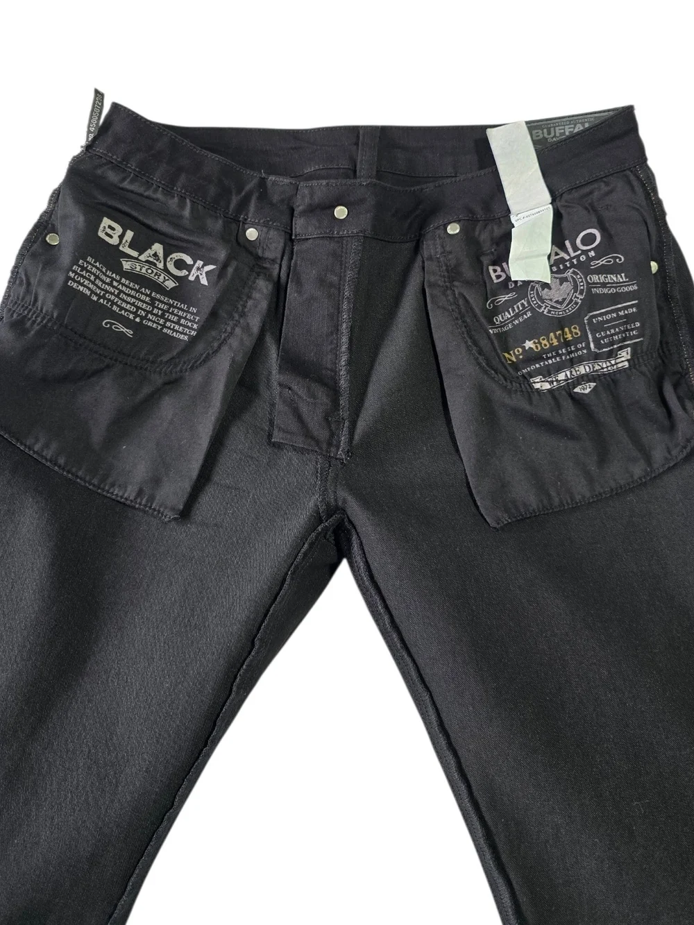 Buffalo‎ David Bitton Jeans Size 34x32 Black Men's Slim Ash  Jeans